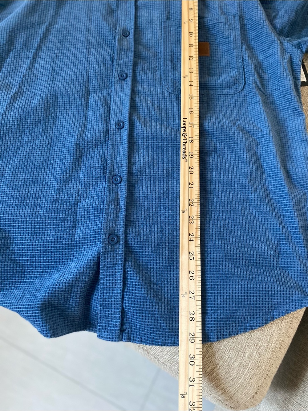 Brixton Porter waffle corduroy overshirt L - Picture 7 of 7
